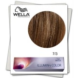 Vopsea Permanenta - Wella Professionals Illumina Color Nuanta 7/3 blond mediu auriu